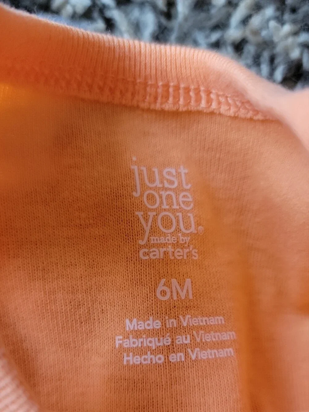 Carters month infant